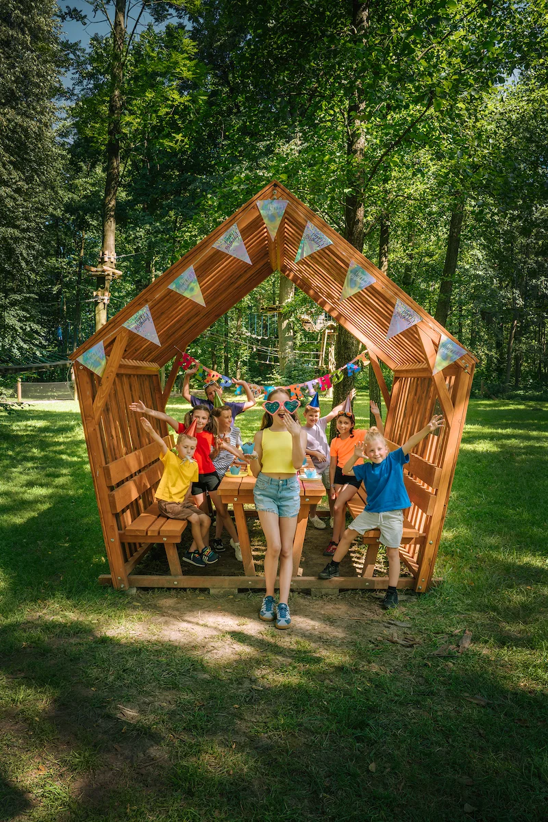 Zdjęcie urodzinowe w domku